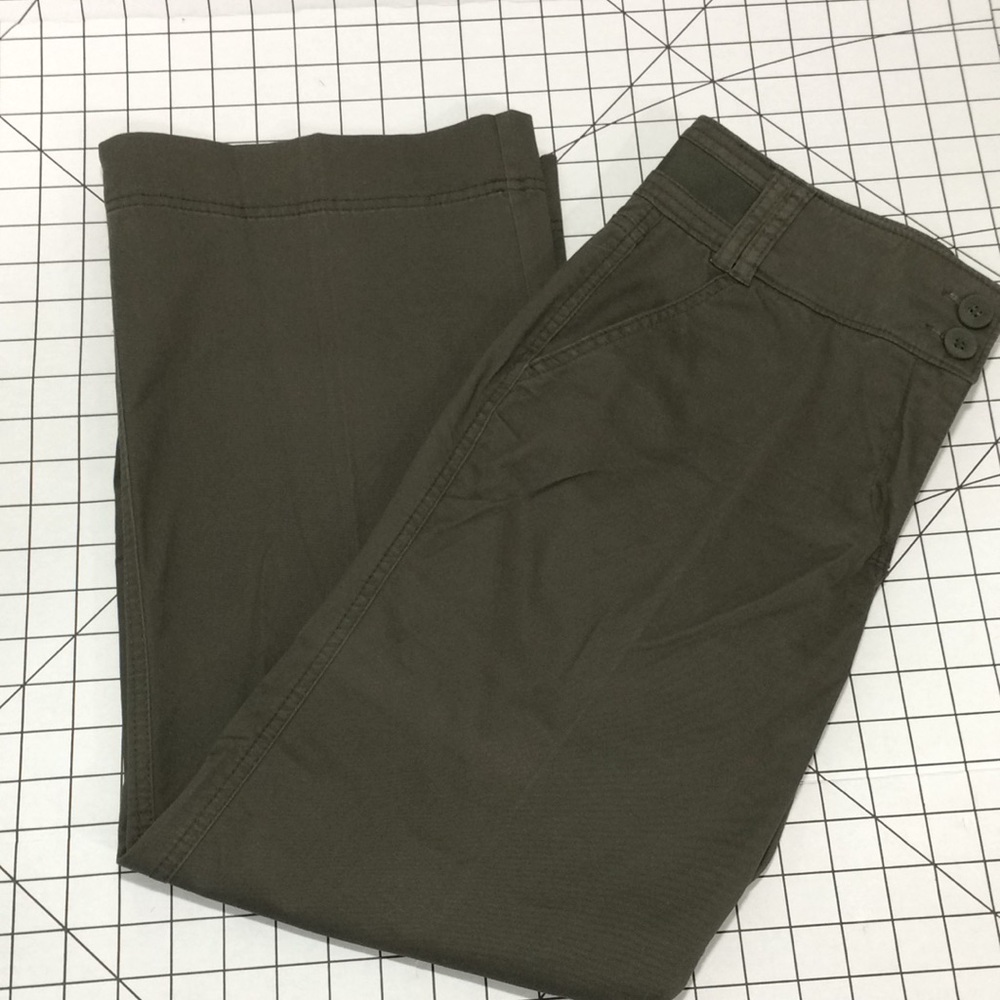 New York & Co Wide leg olive pants 8